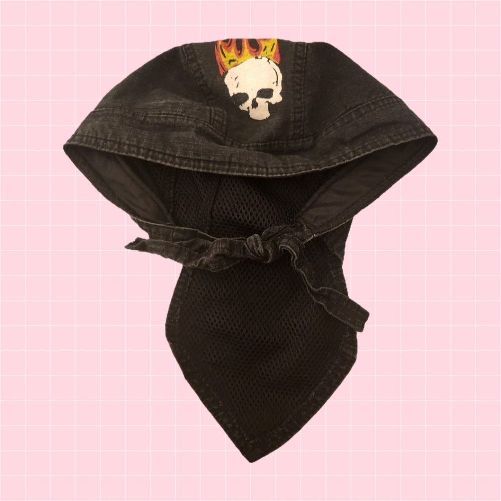Vintage Mens Skull Bandana